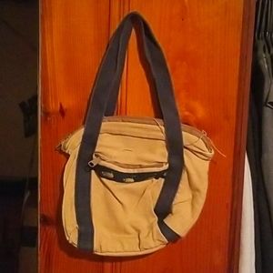 Small tan bag with mallards